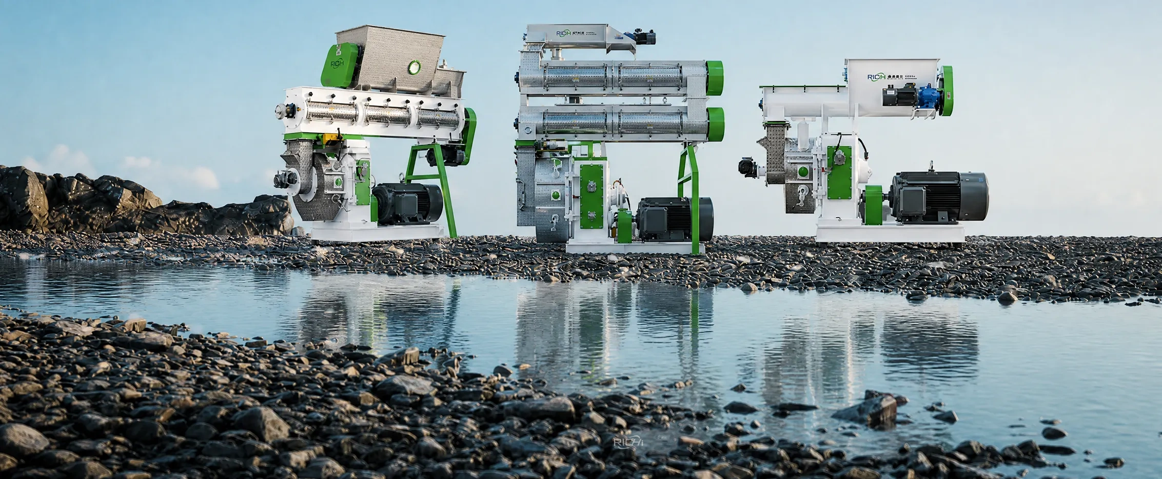 pellet machine in banner page