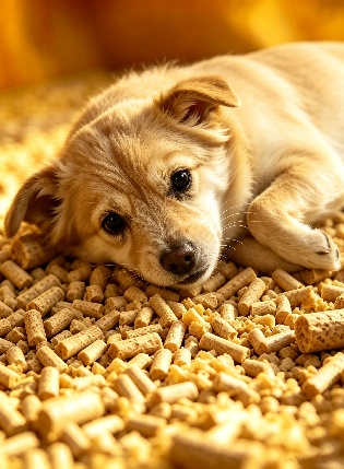 animal bedding pellet in home page