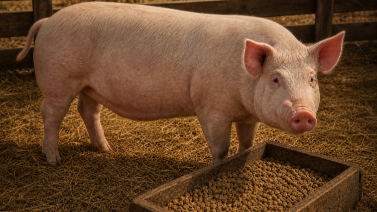 applications of pig feed pellet mill of breeding pigs