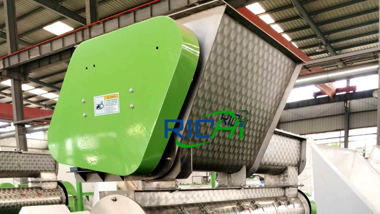 arch breaking feeder of compost granulating machine