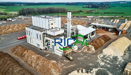 cases of wood pellet production line in Uganda