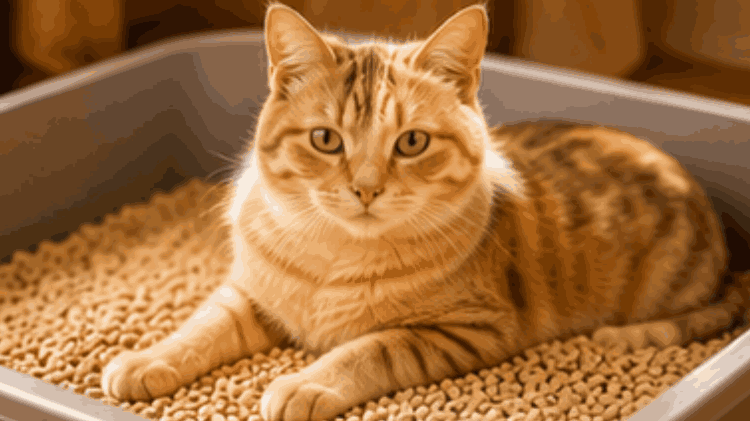cat litter pellet in pellet machine page
