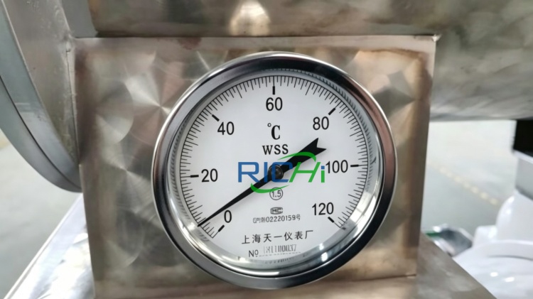 components of chicken pellet mill of thermometer