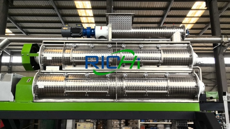 components of conditioner of dog food extruder machine