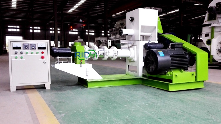 Dry Single-Screw Extruder in shrimp feed plant