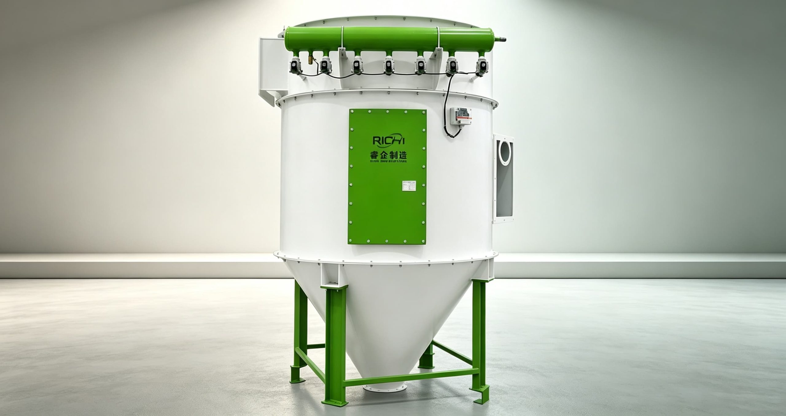 dust removal system of pellet production