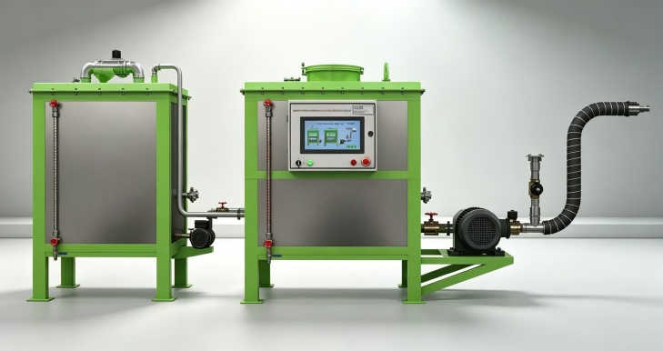 liquid adding system of pellet production