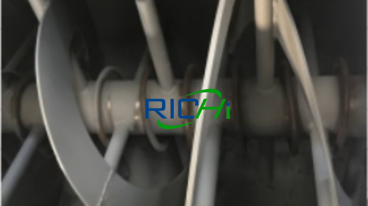 ribbon of fish feed mixer