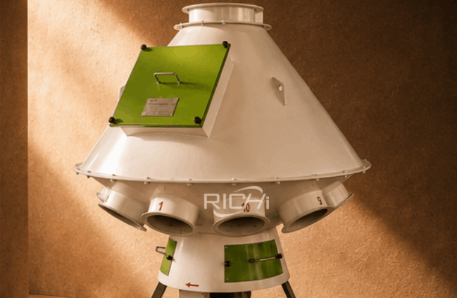 rotary distributor of pellet production line