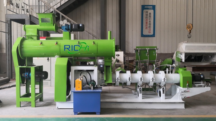 Wet Single-Screw Extruder in shrimp feed plant